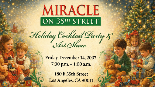 Miracle on 35th Street Toy Drive and Art Exhibition