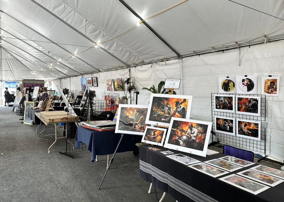 Experience Live Art at the Arts Pavilion | Central Avenue Jazz Festival 2023