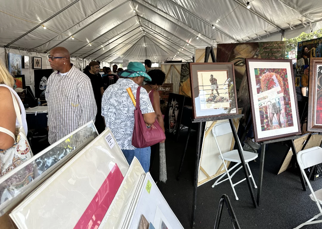 Experience Live Art at the Arts Pavilion | Central Avenue Jazz Festival 2023