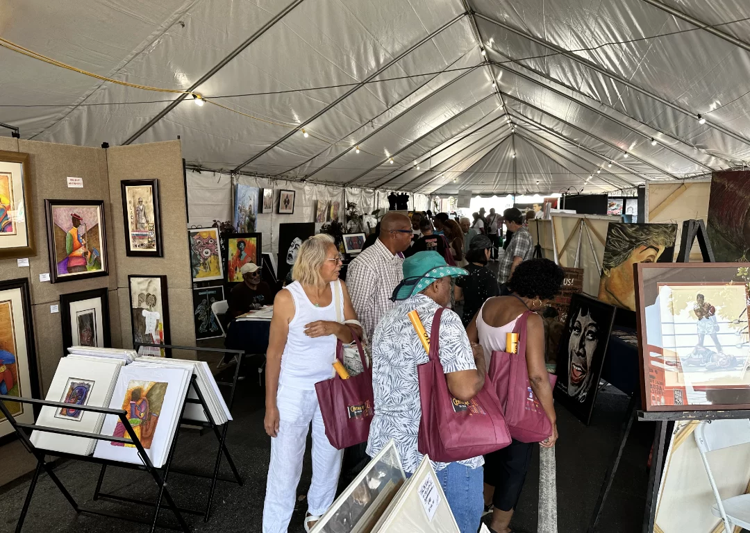 Experience Live Art at the Arts Pavilion | Central Avenue Jazz Festival 2023