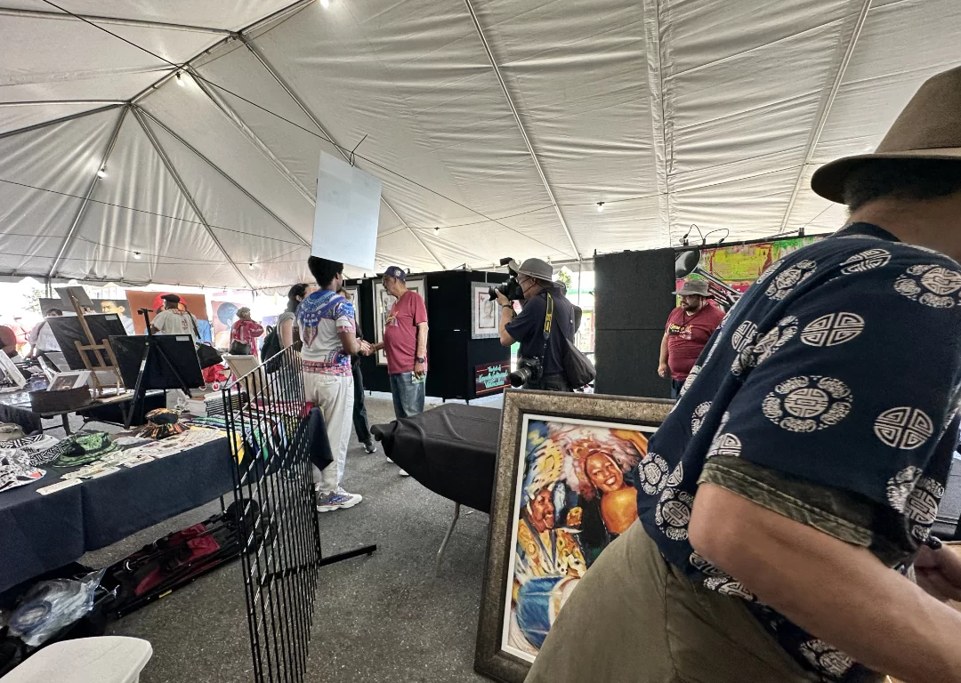 Experience Live Art at the Arts Pavilion | Central Avenue Jazz Festival 2023