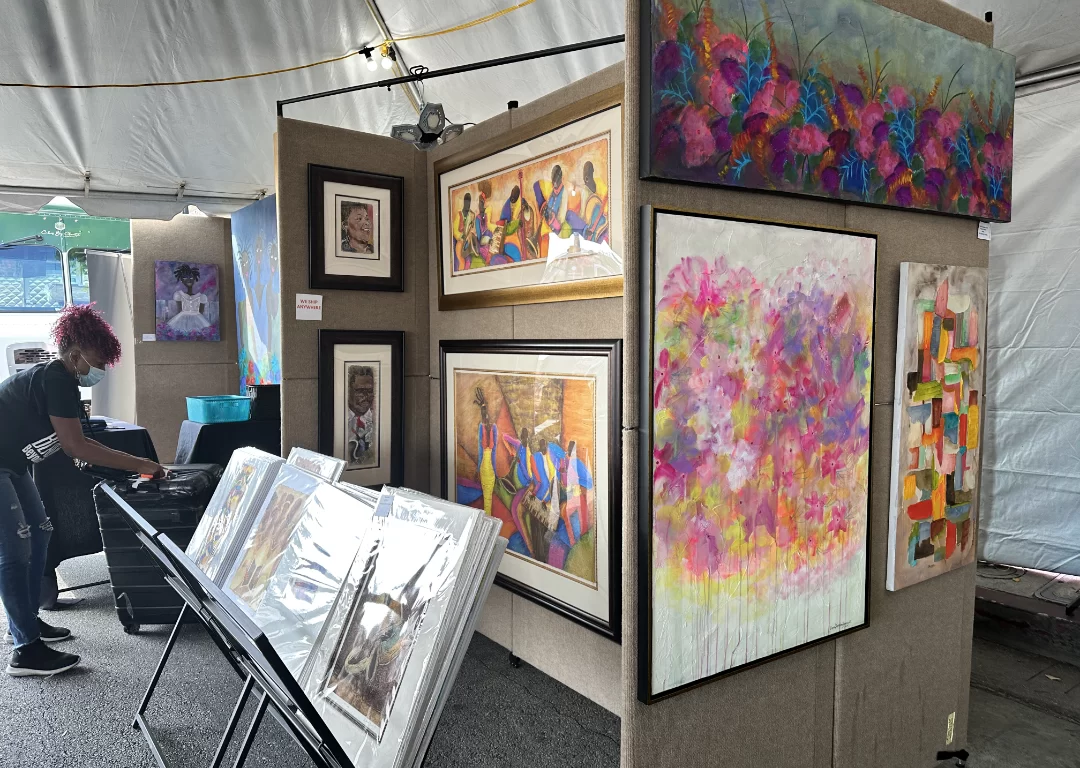 Experience Live Art at the Arts Pavilion | Central Avenue Jazz Festival 2023