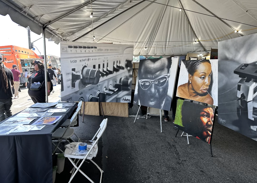 Experience Live Art at the Arts Pavilion | Central Avenue Jazz Festival 2023