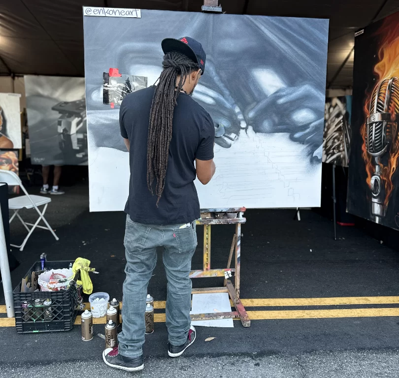 Experience Live Art at the Arts Pavilion | Central Avenue Jazz Festival 2023