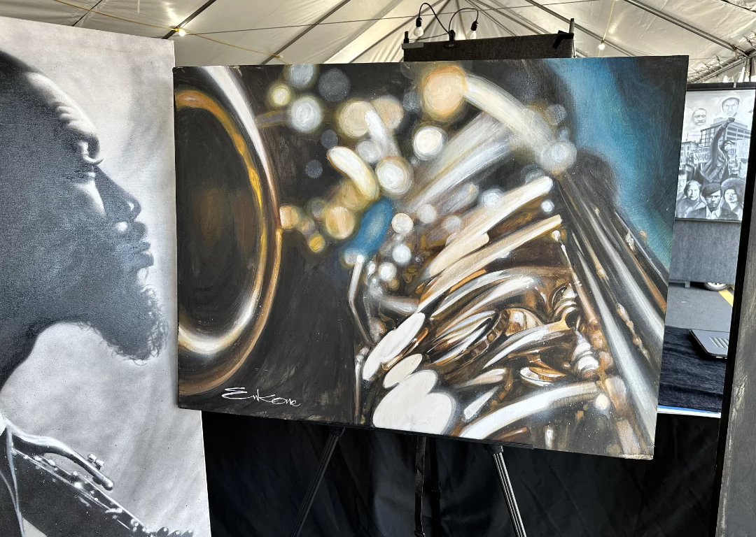 Experience Live Art at the Arts Pavilion | Central Avenue Jazz Festival 2023