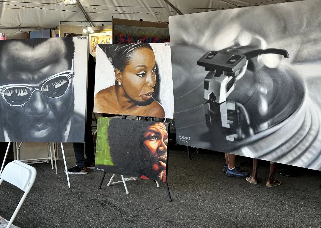 Experience Live Art at the Arts Pavilion | Central Avenue Jazz Festival 2023