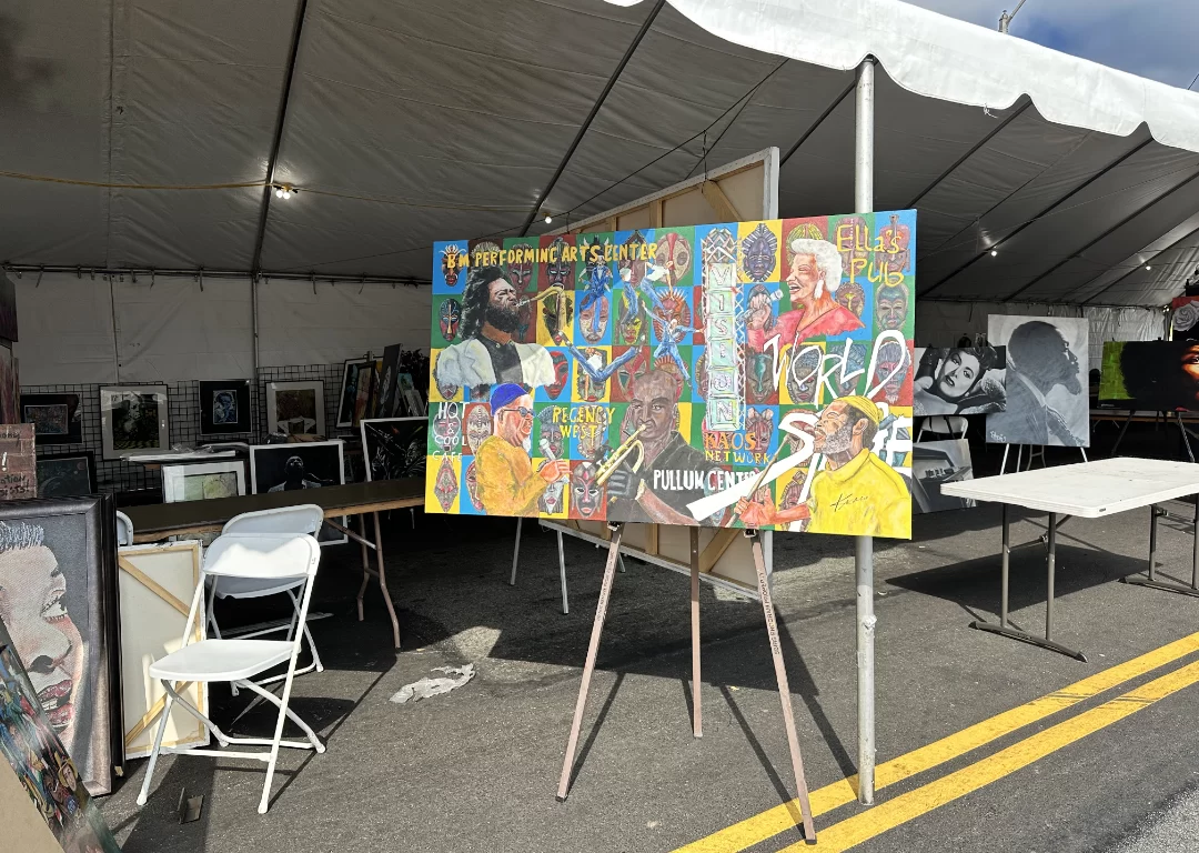 Experience Live Art at the Arts Pavilion | Central Avenue Jazz Festival 2023