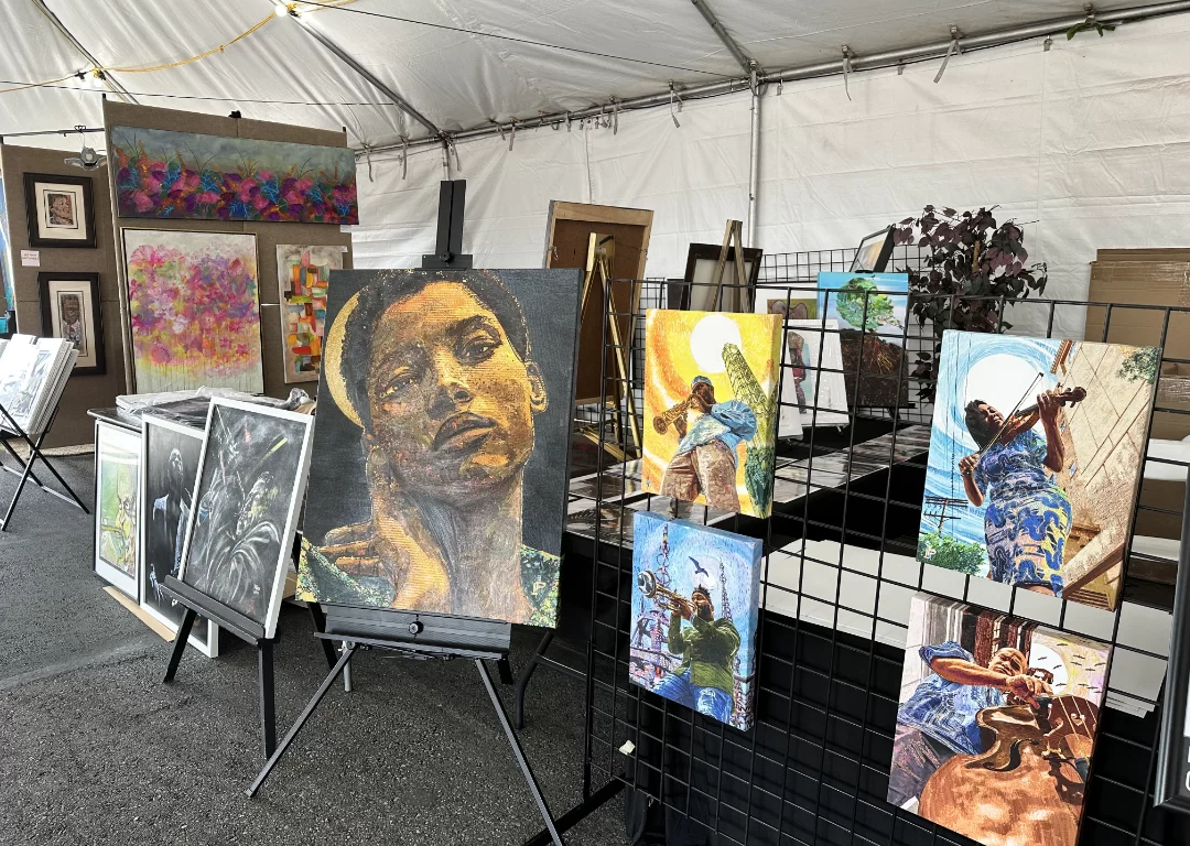 Experience Live Art at the Arts Pavilion | Central Avenue Jazz Festival 2023