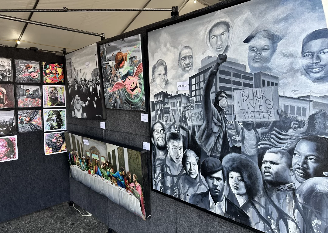 Experience Live Art at the Arts Pavilion | Central Avenue Jazz Festival 2023