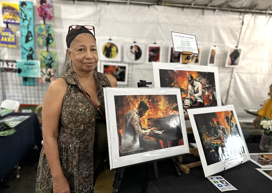 Experience Live Art at the Arts Pavilion | Central Avenue Jazz Festival 2023