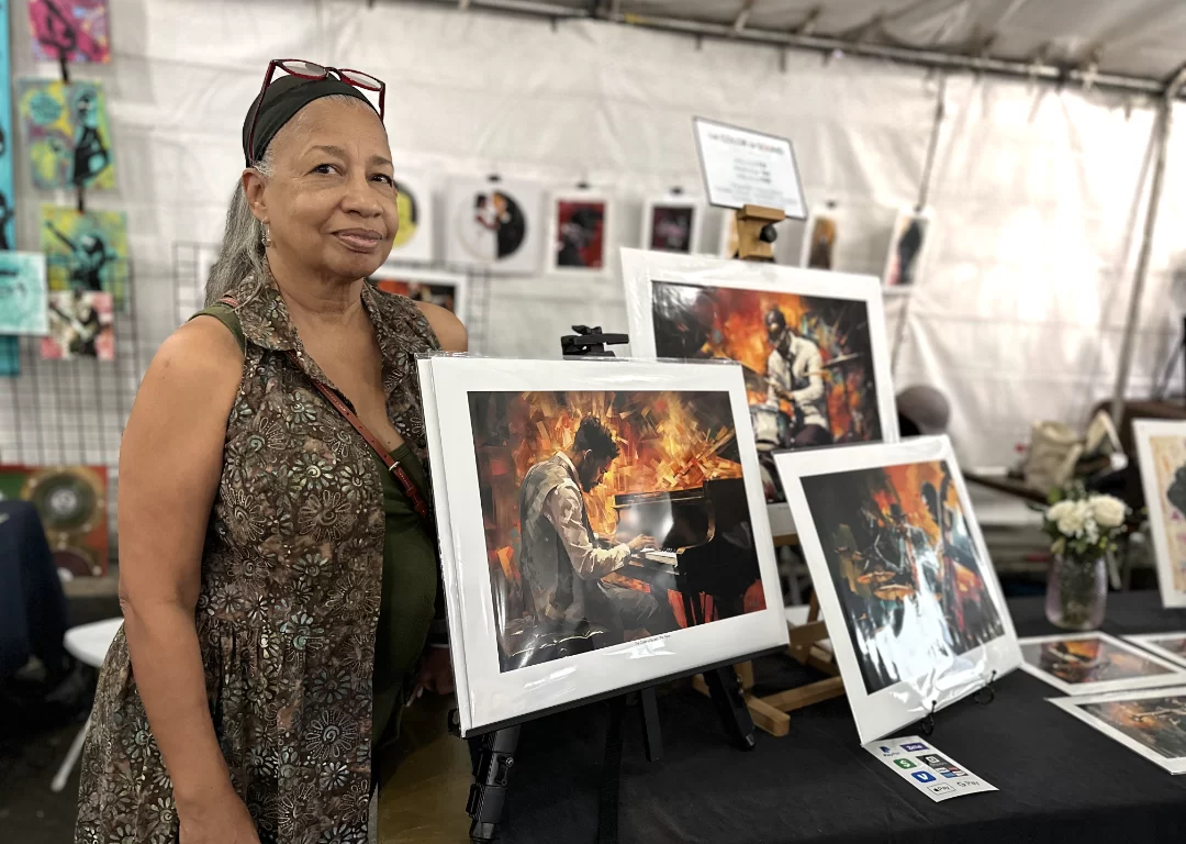 Experience Live Art at the Arts Pavilion | Central Avenue Jazz Festival 2023