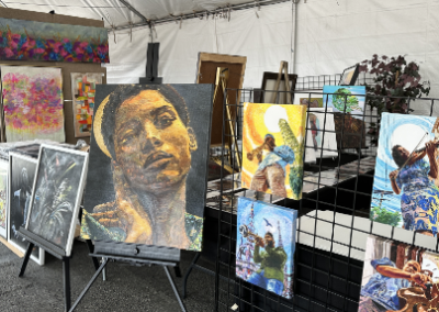 Experience Live Art at the Arts Pavilion | Central Avenue Jazz Festival 2023
