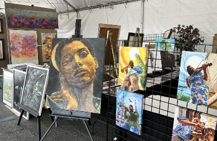 Experience Live Art at the Arts Pavilion | Central Avenue Jazz Festival 2023
