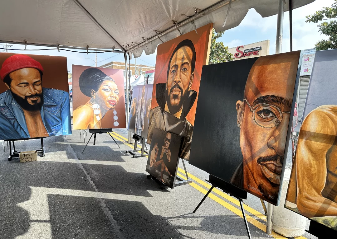 Experience Live Art at the Arts Pavilion | Central Avenue Jazz Festival 2023