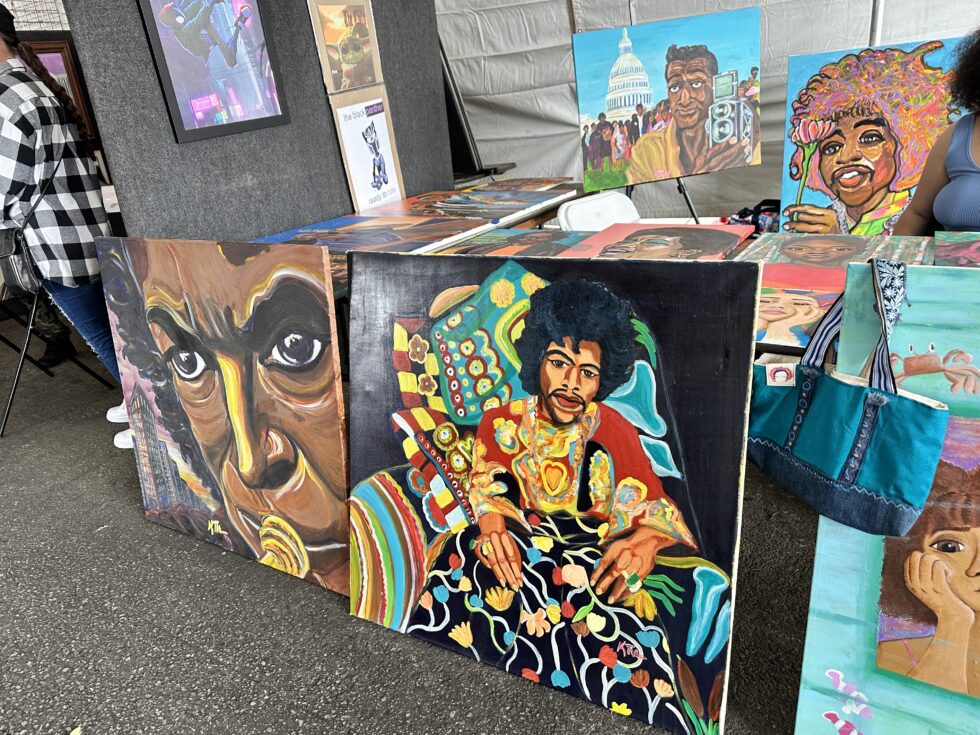 2024 Arts Pavilion at the 29th Central Avenue Jazz Festival - Artists Kevin T. Williams and Bella Williams
