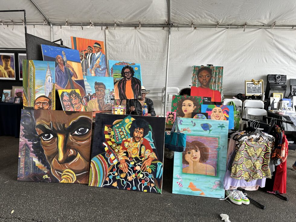 2024 Arts Pavilion at the 29th Central Avenue Jazz Festival - Artists Kevin T. Williams and Bella Williams