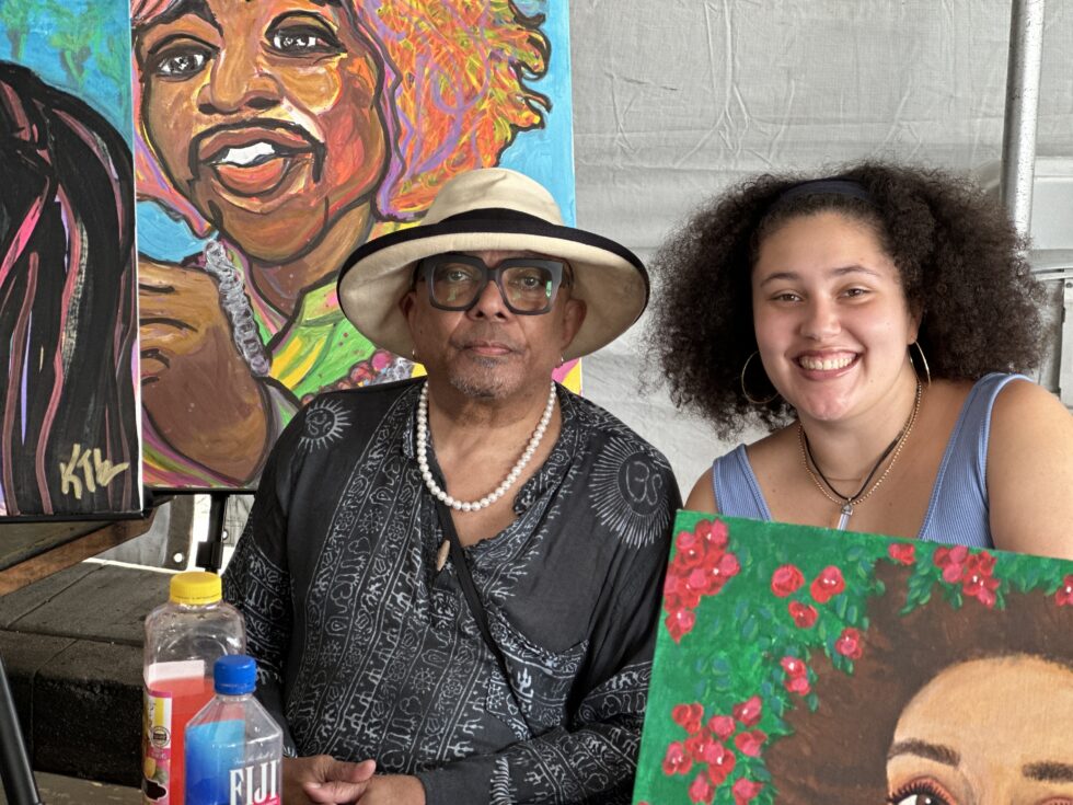 2024 Arts Pavilion at the 29th Central Avenue Jazz Festival - Artists Kevin T. Williams and Bella Williams