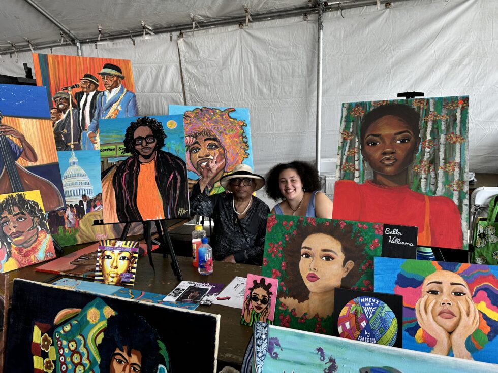 2024 Arts Pavilion at the 29th Central Avenue Jazz Festival - Artists Kevin T. Williams and Bella Williams