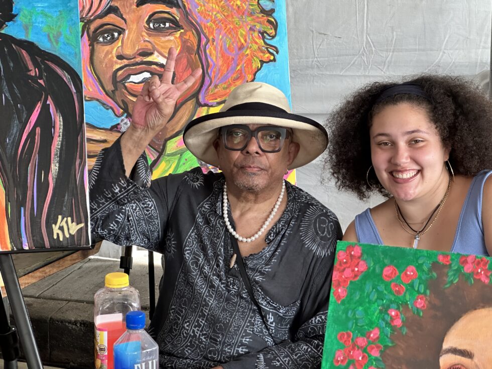 2024 Arts Pavilion at the 29th Central Avenue Jazz Festival - Artists Kevin T. Williams and Bella Williams