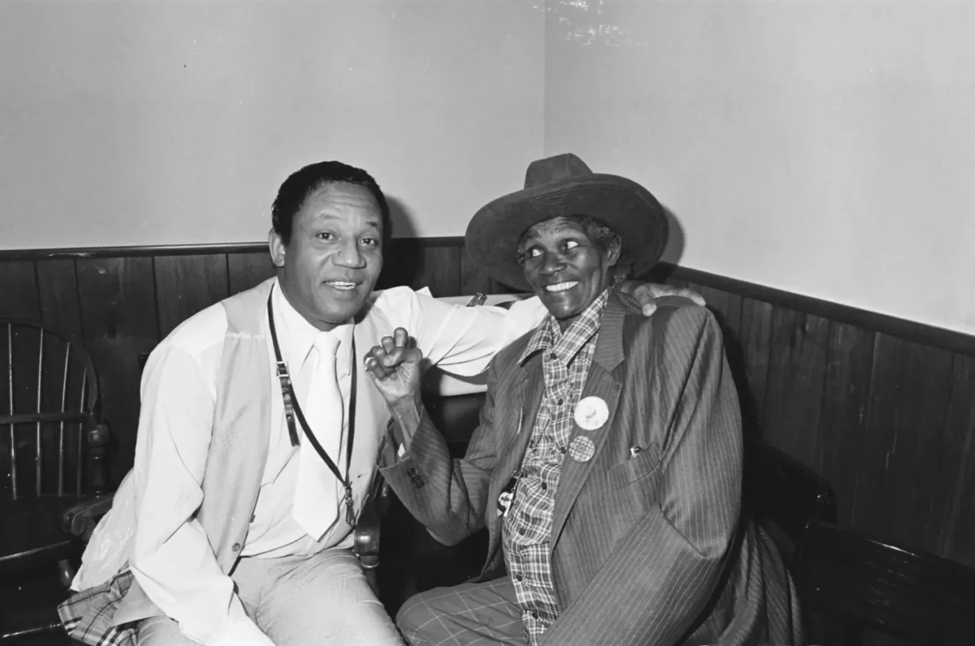Big Joe Turner and Big Mama Thorton - Photography by Jimmy Velarde