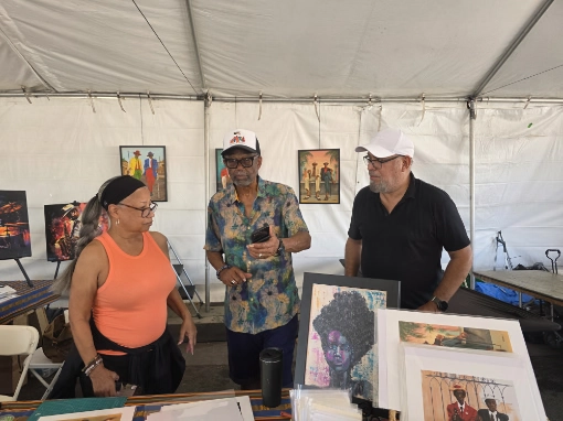 Arts Pavilion at the 30th Central Avenue Jazz Festival