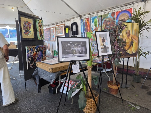 Arts Pavilion at the 30th Central Avenue Jazz Festival