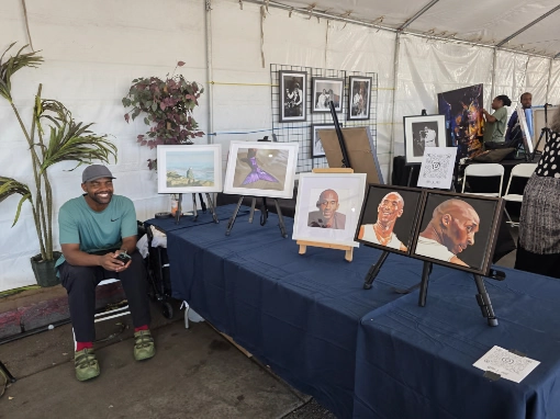 Arts Pavilion at the 30th Central Avenue Jazz Festival