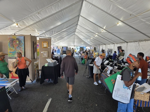 Arts Pavilion at the 30th Central Avenue Jazz Festival