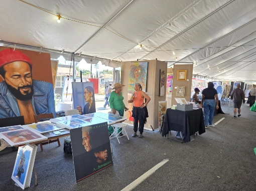 Arts Pavilion at the 30th Central Avenue Jazz Festival
