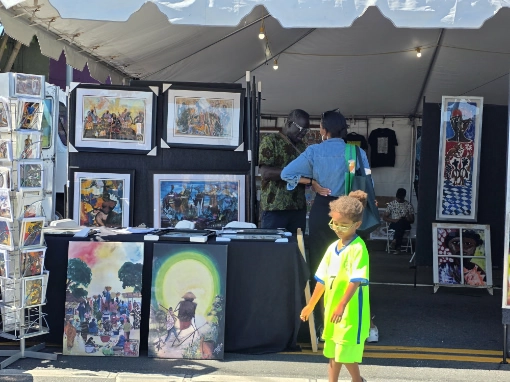 Arts Pavilion at the 30th Central Avenue Jazz Festival