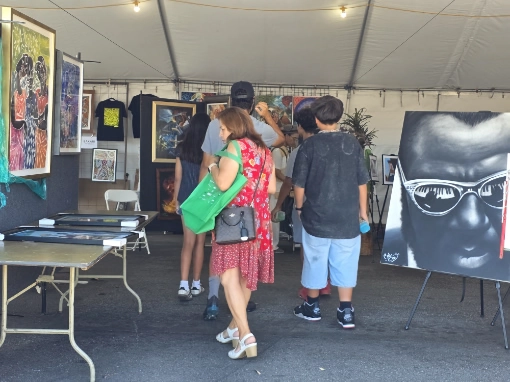 Arts Pavilion at the 30th Central Avenue Jazz Festival