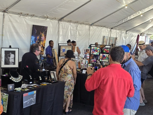 Arts Pavilion at the 30th Central Avenue Jazz Festival