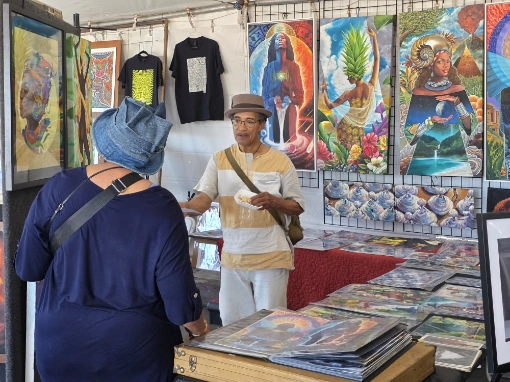 Arts Pavilion at the 30th Central Avenue Jazz Festival