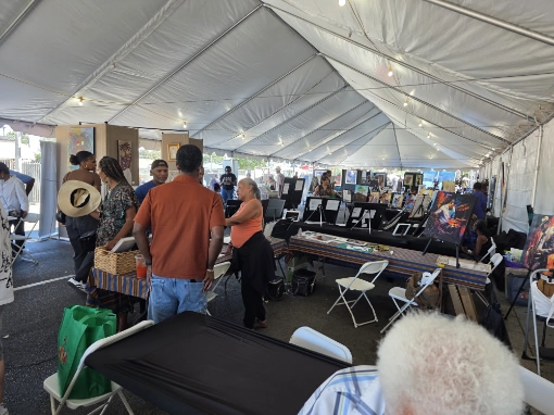 Arts Pavilion at the 30th Central Avenue Jazz Festival