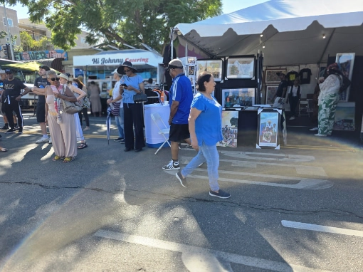 Arts Pavilion at the 30th Central Avenue Jazz Festival