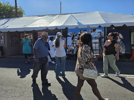Arts Pavilion at the 30th Central Avenue Jazz Festival
