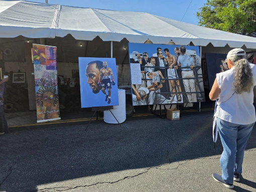 Arts Pavilion at the 30th Central Avenue Jazz Festival