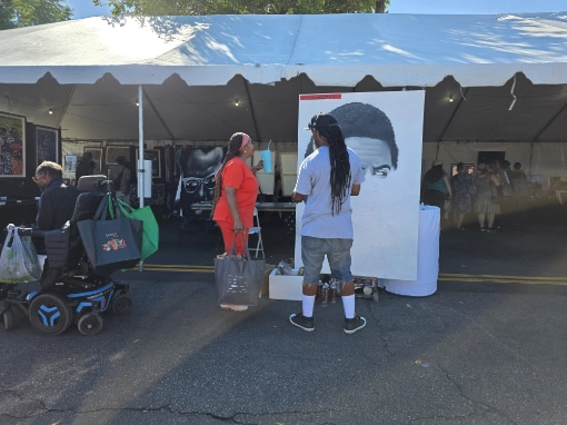 Arts Pavilion at the 30th Central Avenue Jazz Festival