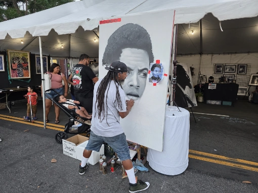 Arts Pavilion at the 30th Central Avenue Jazz Festival