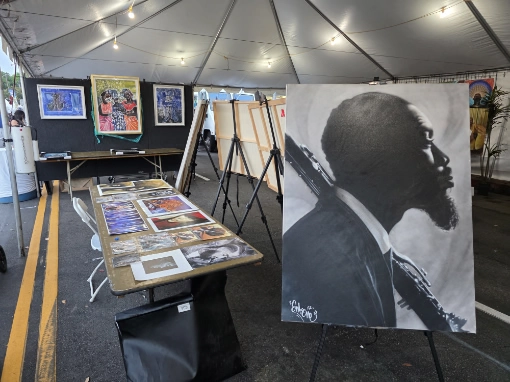 Arts Pavilion at the 30th Central Avenue Jazz Festival