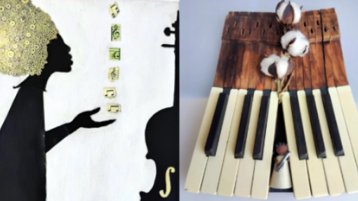 The Music Stayed; Past, Present & Future Frequencies | The Artwork of Skira Martinez - @Skira.Cielo